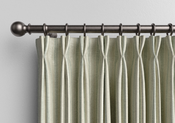 Emily Bond George Stripe, Sage - Made to Measure Curtains - Image 10